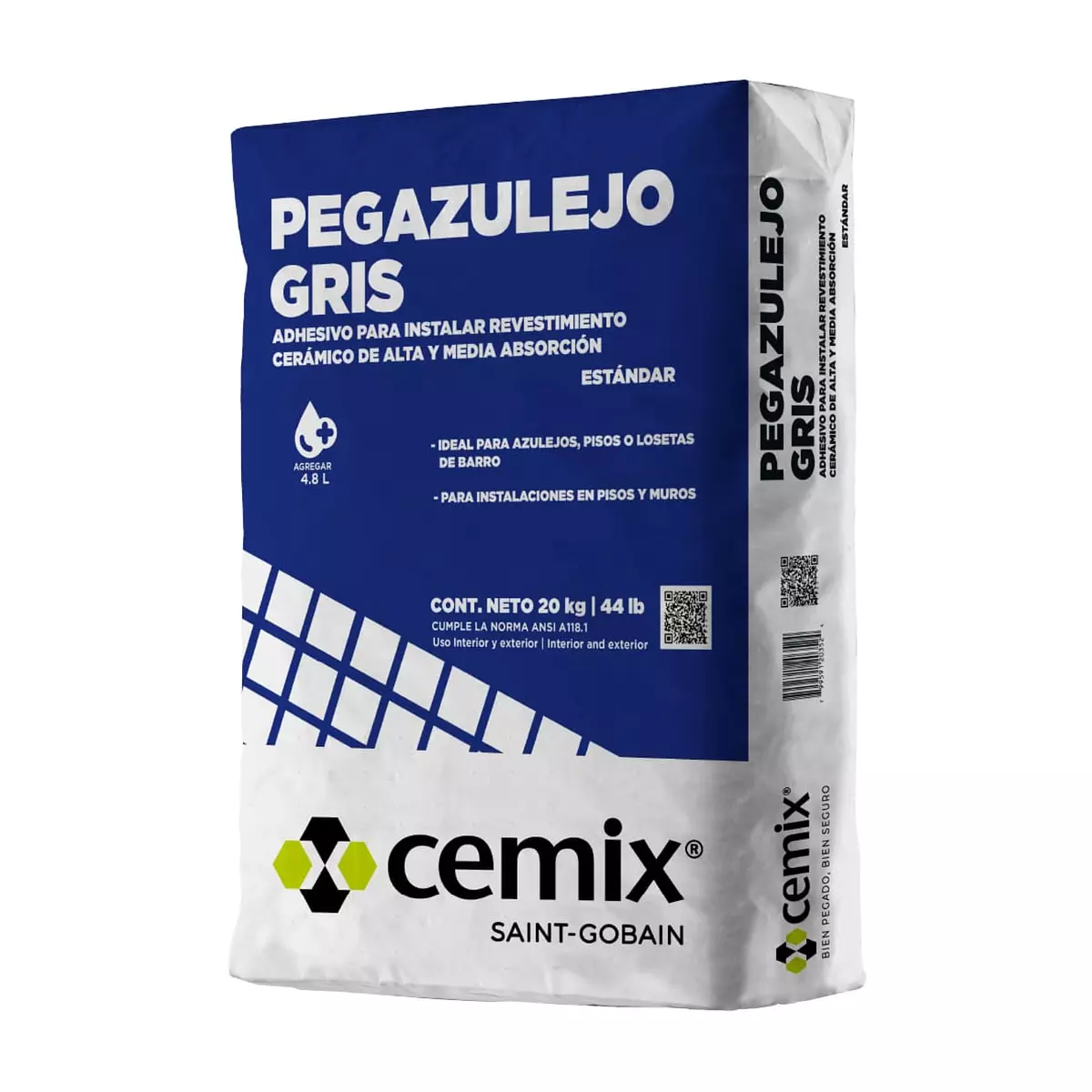 PEGAZULEJO GRIS